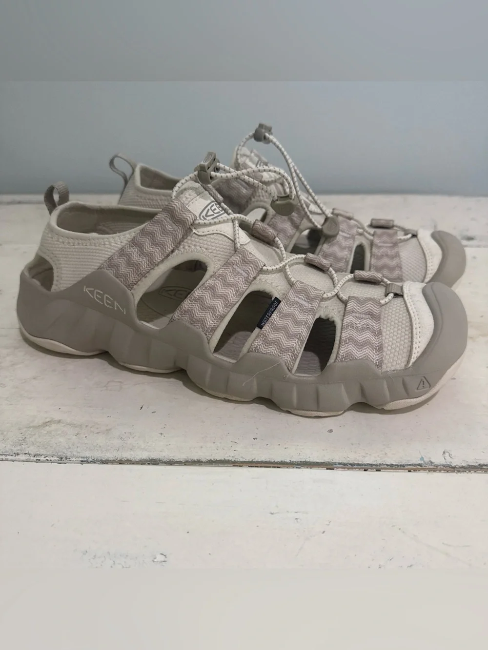 KEEN Mens Hyperport H2 Tan/Cream - Sz 14